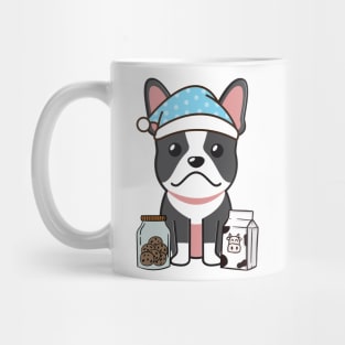 Funny french bulldog is having a midnight snack Mug